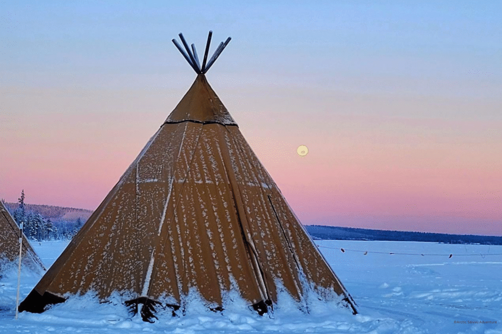 Arctic Sáivvu Adventure - Sáivvo Spirit Sami adventure Lavvu Tent